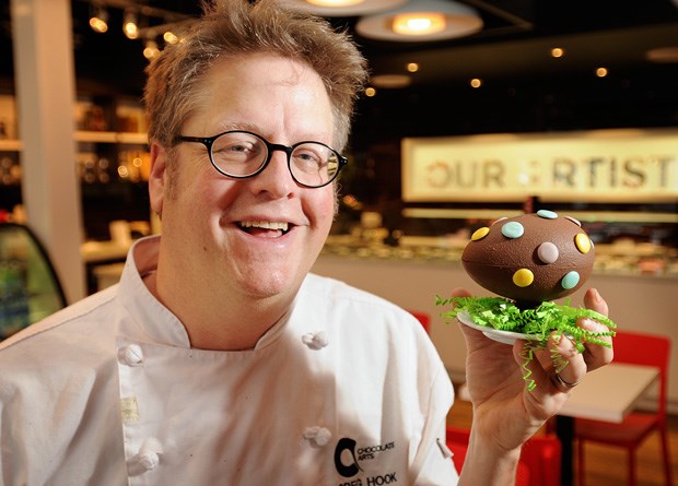 Chocolate Arts owner and chocolatier Greg Hook gears up for Easter.