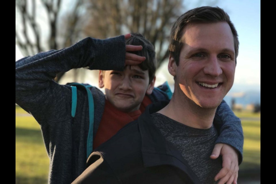 Kit (left) loves it when his ‘Big Brother’ Greg Domino hangs out with him and his friends near his home in Richmond. At the moment, there is a dire need in Richmond for Big Brothers such as Domino.