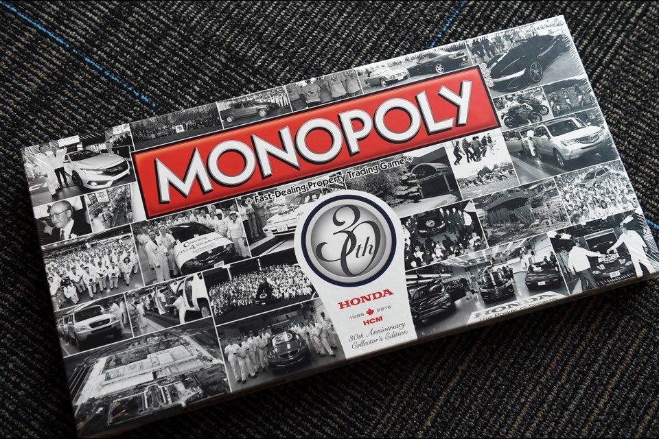 Win this limited edition Honda Monopoly game.