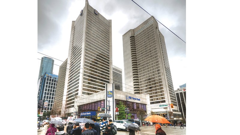 A european investor bought the Royal Centre office tower in Vancouver last year for $425 million. | Western Investor
