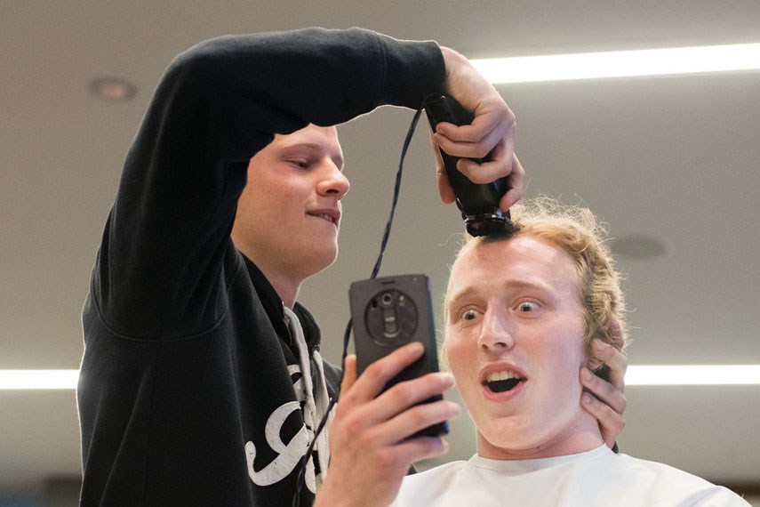 Cole Keffer chops his famous curls for charity_2