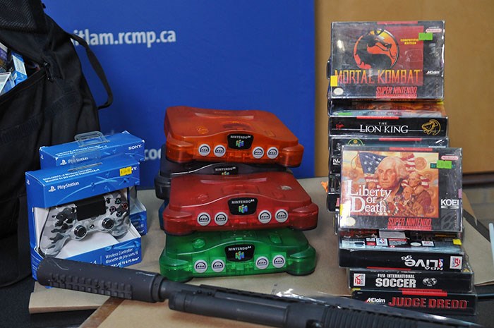 Video game consoles and games were stolen in a series of robberies across the Lower Mainland.