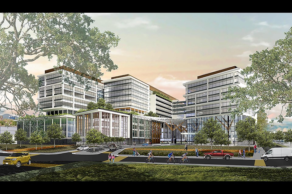 An artist's rendering of the Jim Pattison Medical Centre.