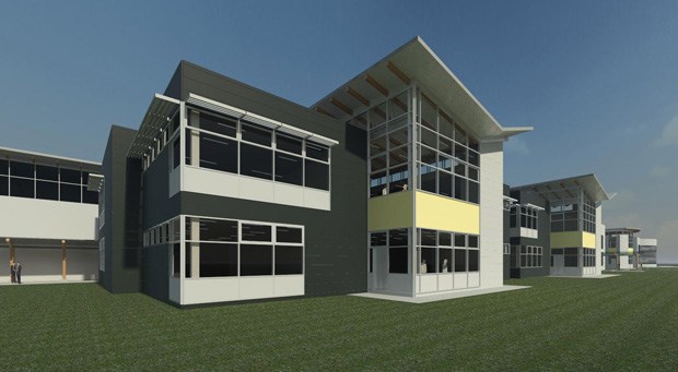 The new University Hill secondary school will house up to 800 students with "shell space" that can be converted into another 200 spaces if needed.