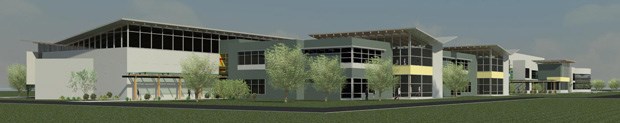 The new University Hill secondary school will house up to 800 students with "shell space" that can be converted into another 200 spaces if needed.