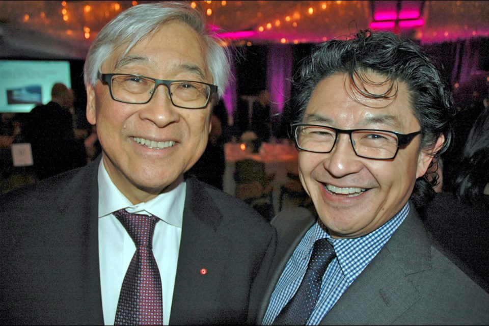 Nikkei Place Foundation president Robert Banno and director Glenn Tanaka hosted 200 guests at their Feels Like Home-themed Sakura Gala.