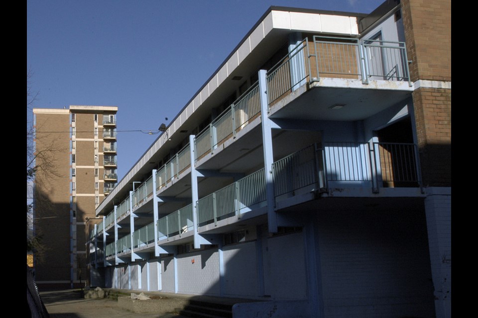 The 375-unit Stamps Place in Strathcona was one of the government’s properties sold to a nonprofit. The auditor general’s report raises questions whether rents in such buildings will increase, or whether the buildings will remain as social housing. Photo Dan Toulgoet