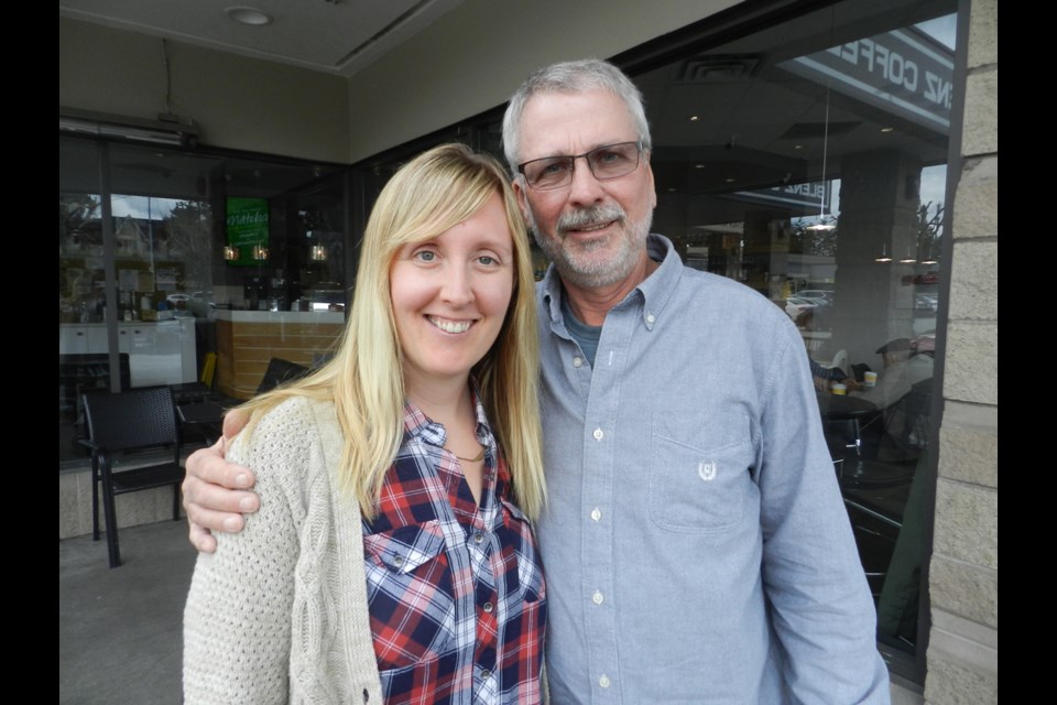 Breast cancer survivor Angela Falconer and her father Harvey are going to pair up for the 9th Annual Ride to Conquer Cancer event — a 250 km ride from Vancouver to Seattle on Aug. 26-27. Photo by Philip Raphael/Richmond News