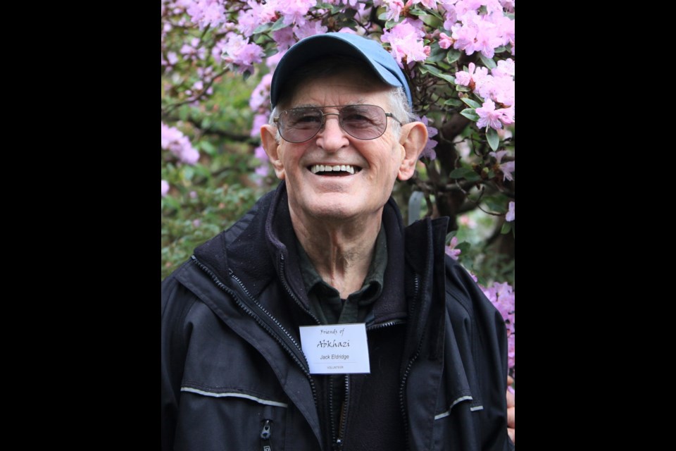 Jack Eldridge was an 18-year Land Conservancy member who died in October and was a volunteer at many of the land trust's sites, but was passionate about the Abkhazi Garden.