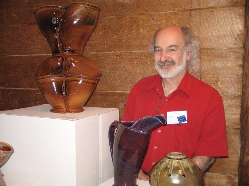 Jack Ploesser at a previous ceramics show.