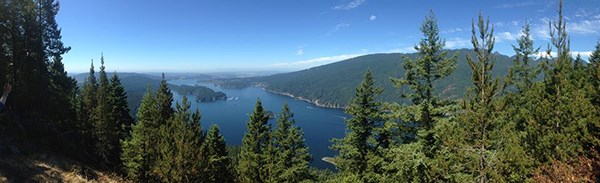One of the views of from the Diez Vista hiking trail, where ultra competitors will take part in 50 km and 100 km races this weekend.