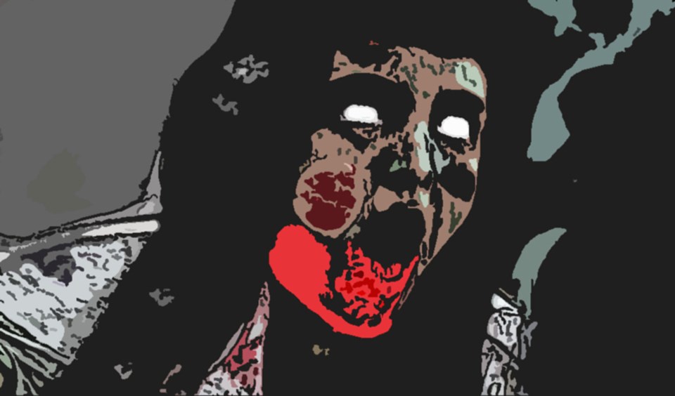 zombie woman