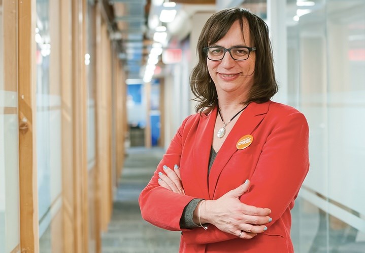 Morgane Oger wants to “speak for people who may not have had enough of a voice.” Chung Chow