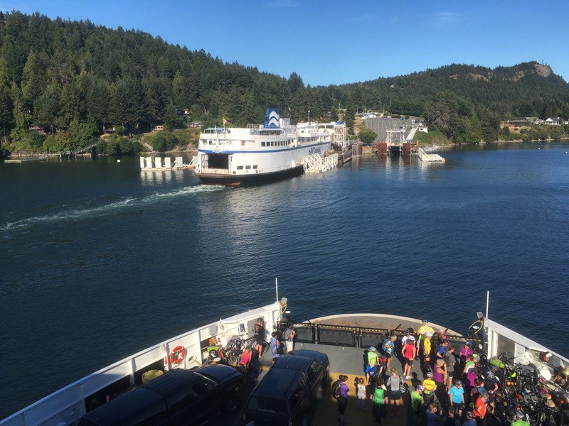 Photo - Queen of Cumberland ferry approaches Village Bay terminal at Mayne Island
