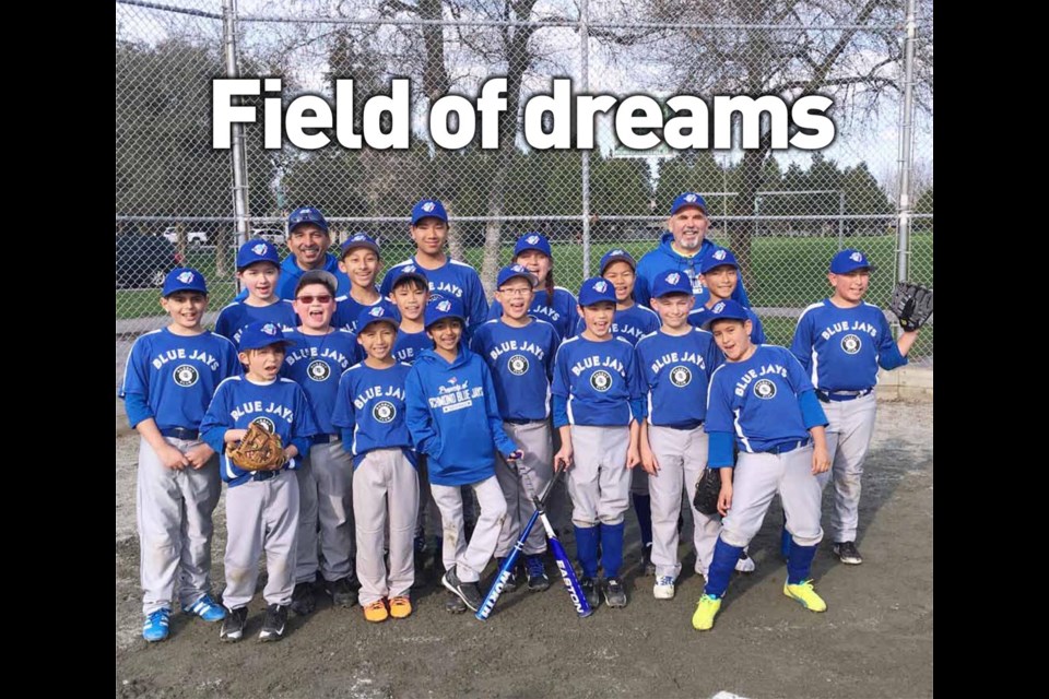 A year ago, most of these kids had never taken part in organized sports and had no baseball diamond to play on. On Sunday, thanks to an incredible community effort, the Richmond Blue Jays played their first ever home opener