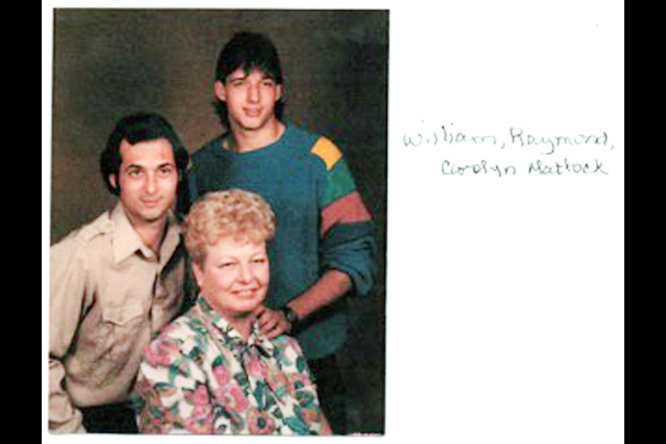Carolyn Matlock lost both of her sons, William, left, and Raymond, whose remains have been sent to his mother’s home in Texas more than 18 years after his body was found off Vancouver Island.