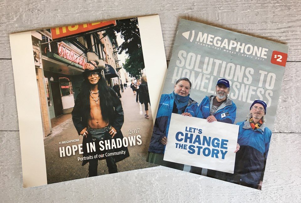 Megaphone Hope in Shadows