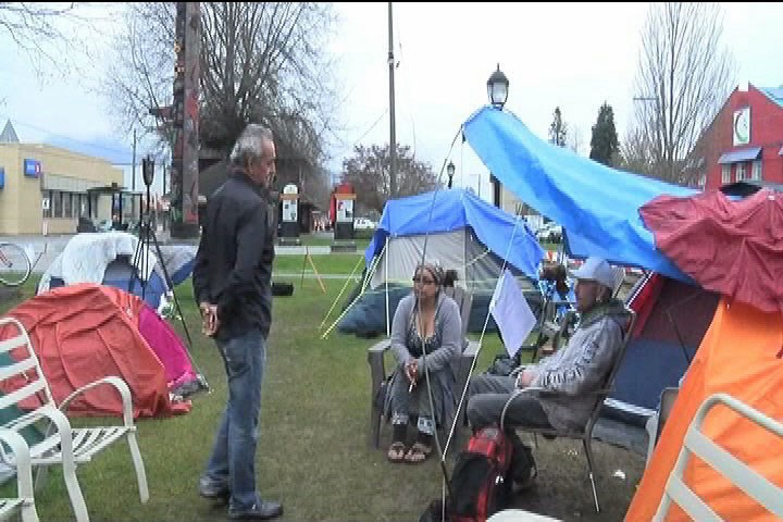 Protesters vow to defy Thursday deadline to vacate Duncan homeless camp.