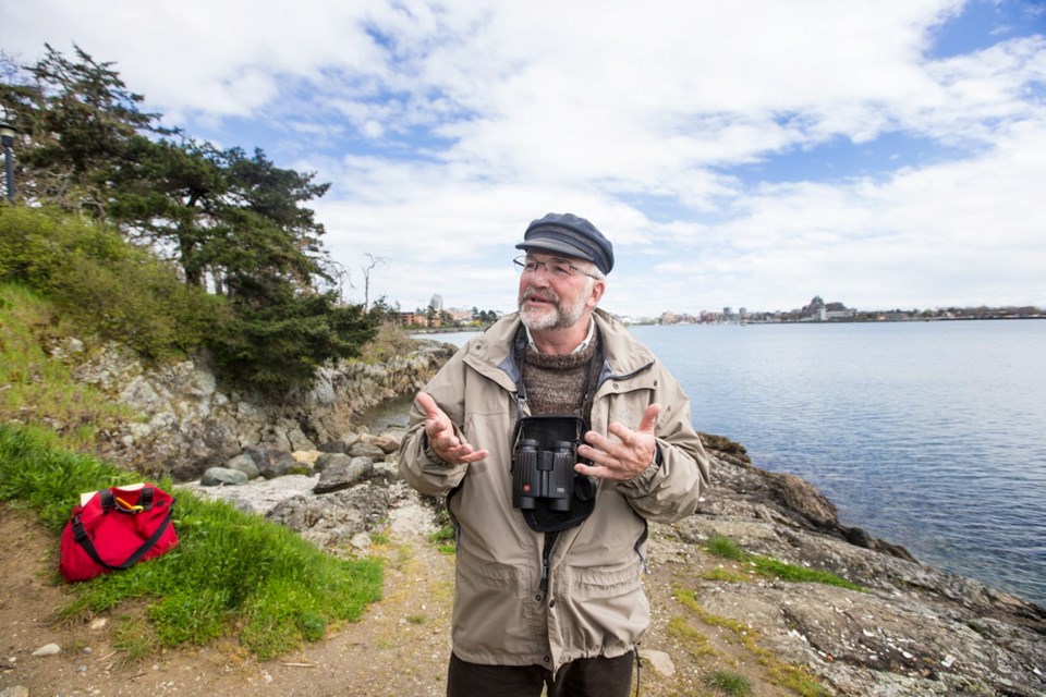 Jacques Sirois, chairman of the Friends of Victoria Harbour Bird Sanctuary: "Wildlife is coming back. And what is spectacular is that it's right in the city."