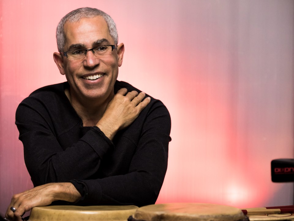 Percussionist Sal Ferreras brings Drum Heat to the Vogue Theatre, April 27.