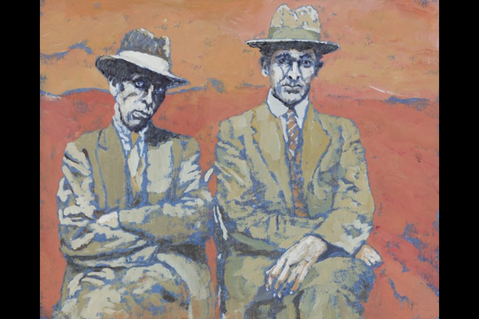 Artwork by David Haughton explores the many faces of “bad guys” in a new exhibition at the Visual Space Gallery in Vancouver.