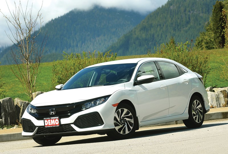 The Honda Civic has been a bestseller in Canada for years, although recent editions of the car got a little bland. The fun returns in the new Civic Hatchback, a smooth and practical car that rediscovers that famous Honda zip that buyers north of the border can’t get enough of. It is available at Pacific Honda in the Northshore Auto Mall. photo Cindy Goodman, North Shore News