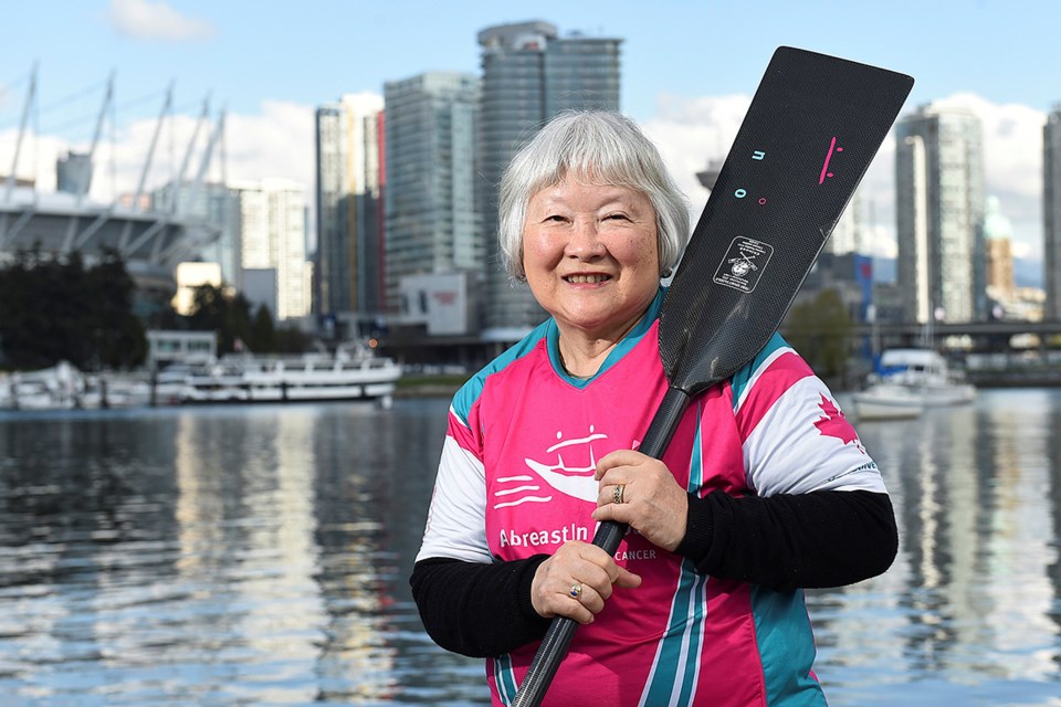Esther Matsubuchi was a pioneer in dragon boat racing for breast cancer survivors. In the mid-90s, a UBC professor was convinced that women would benefit from strengthening their upper bodies following treatment. She’s been racing ever since