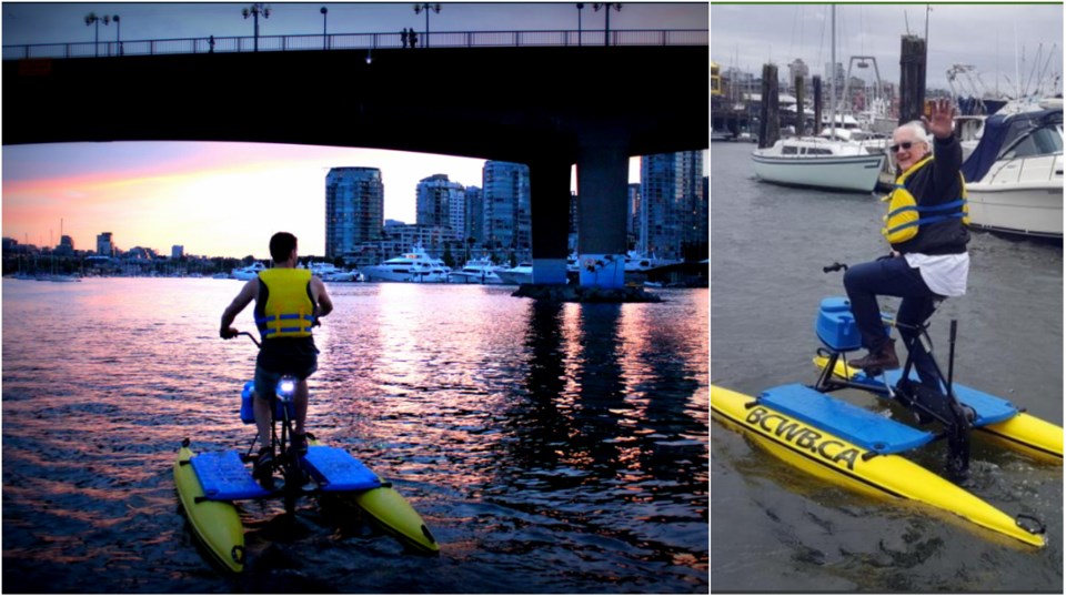 water bike false creek vanier park