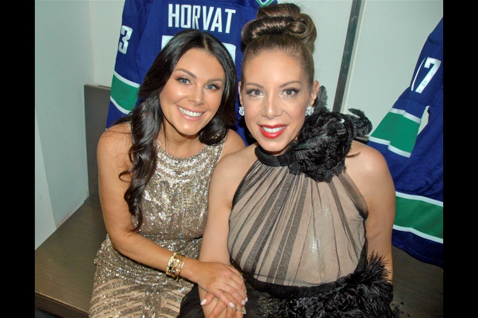 Christi Yassin and Clara Aquilini fronted the big Reveal Gala at Rogers Arena, bringing in $1,025,000 for the Canucks Autism Network.