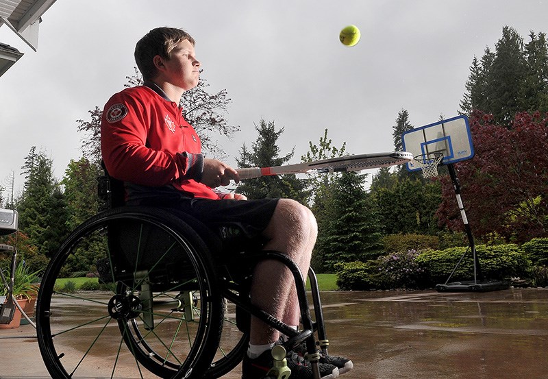 Wheelchair tennis player