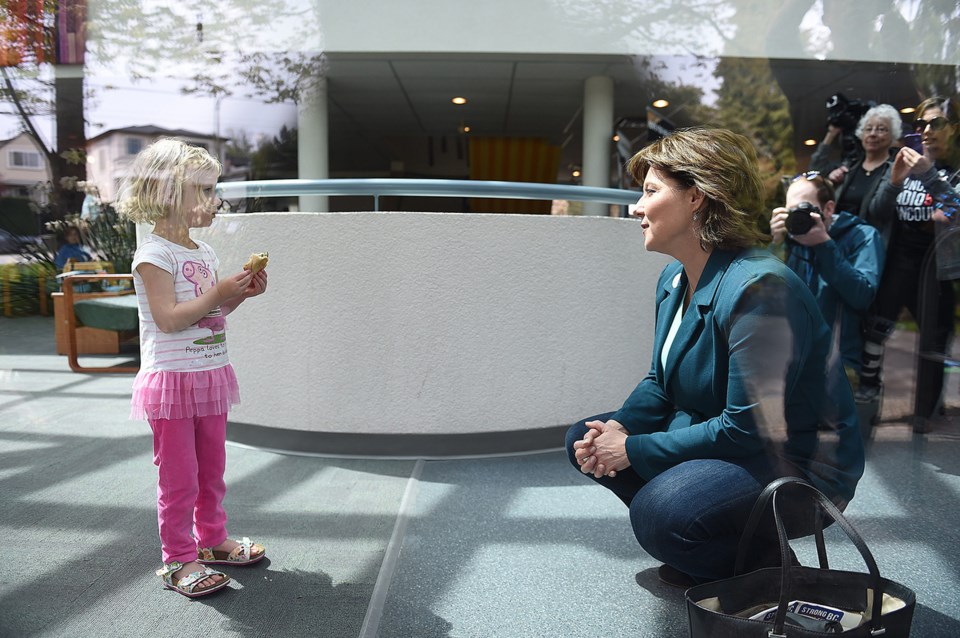 Despite campaigning in Vancouver on election day, Premier Christy Clark and the Liberals did not hav