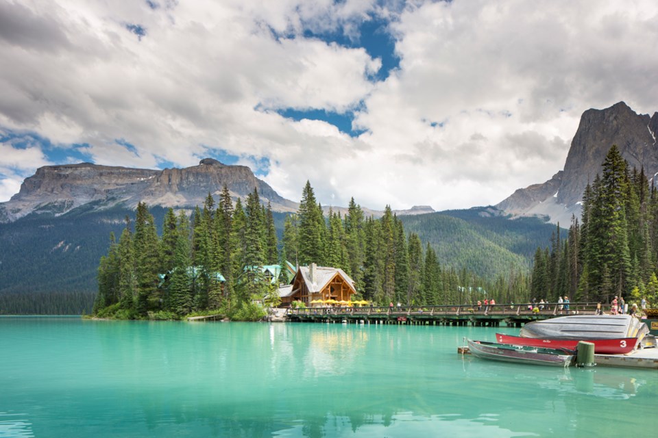 Emerald Lake Lodge takes its name from the area’s jewel-toned water.