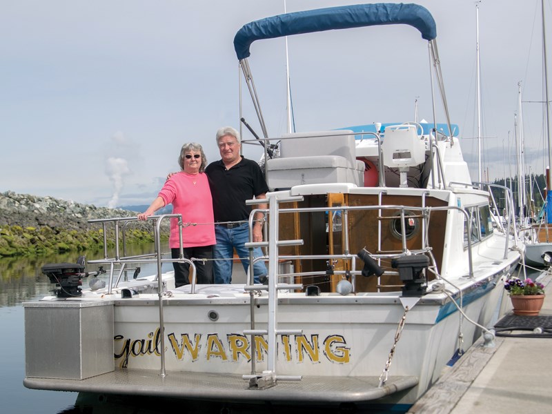 Gail Warning Charters owners Neil and Gail Woloschuk