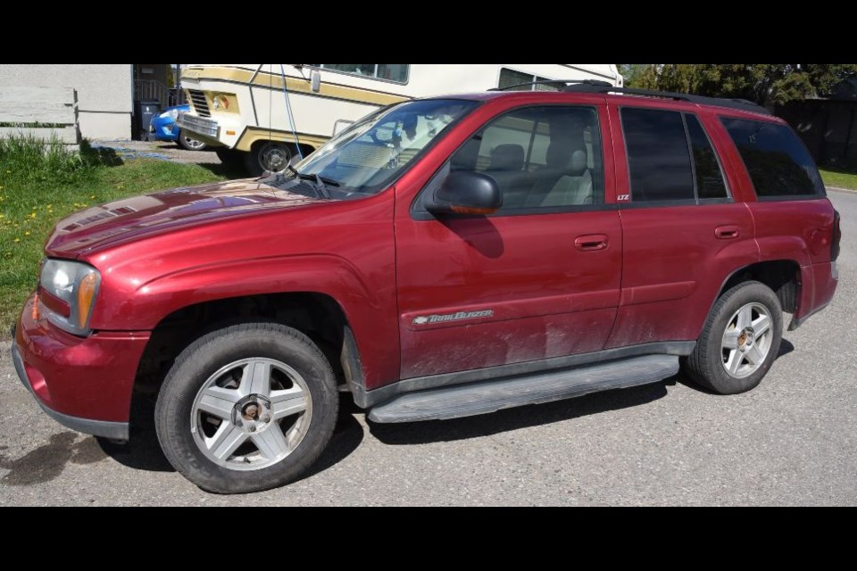 Anyone who may have seen this vehicle since May  1 is asked to contact the Prince George RCMP. - RCMP handout photo