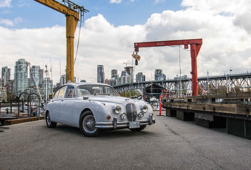Columnist Brendan McAleer got to take this Jaguar Mark II for a spin. It’s a vehicle with an incredible past, favoured by race car drivers and bank robbers alike. photo Brendan McAleer