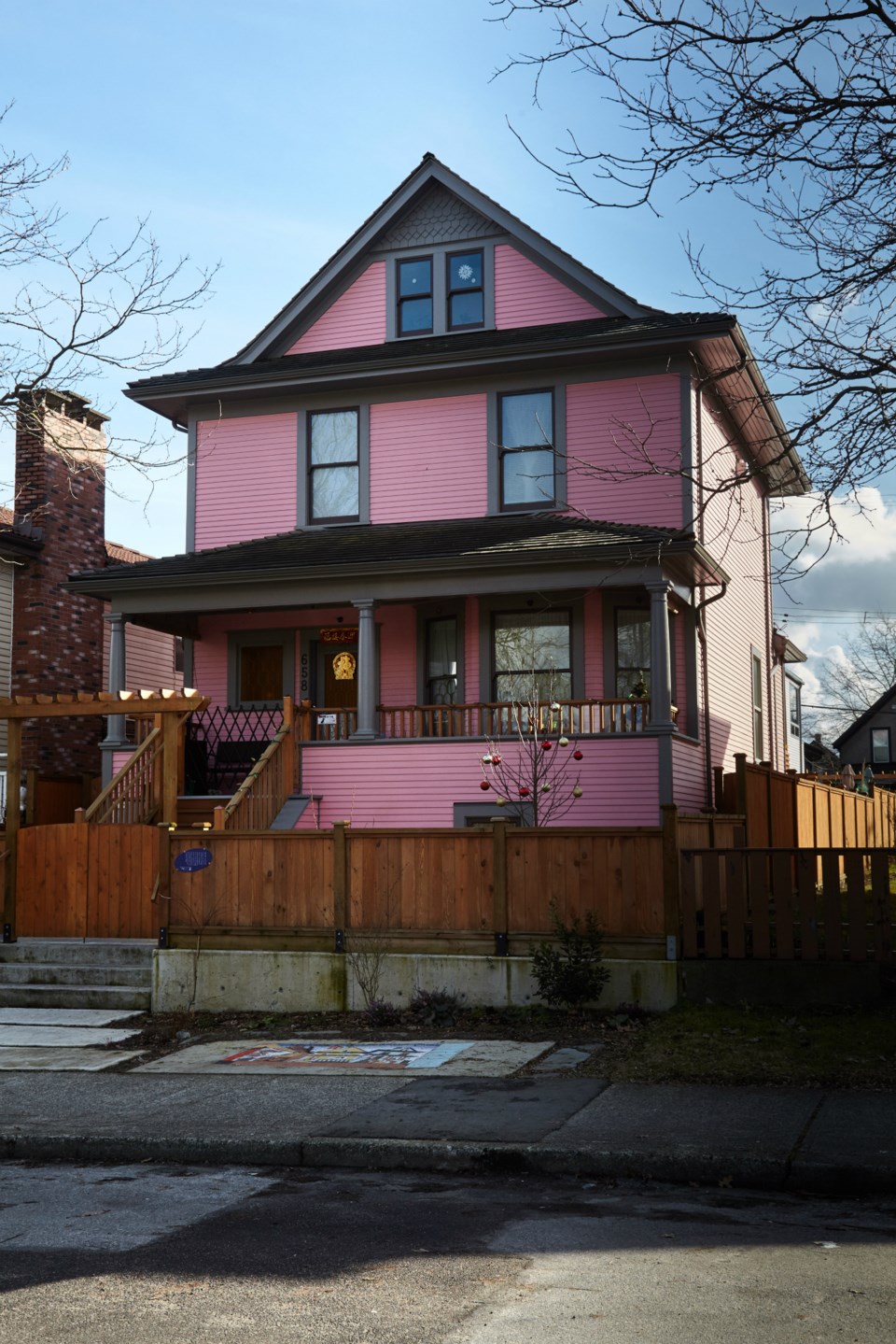 Suelina Quan and Larry Chan wanted the house to be pink in honour of the colour it was when Walter a