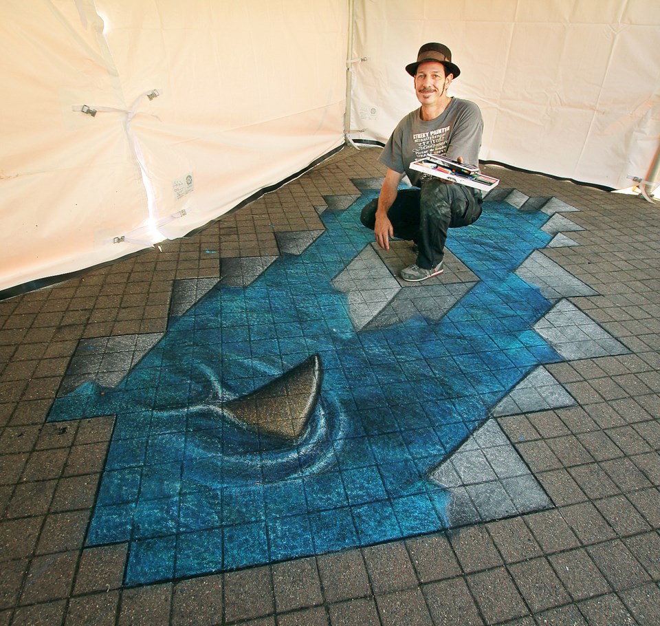 Chalk Art Experience, Ian Morris, 2016