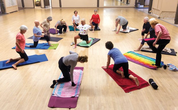 Fitness classes are a big part of KinVillage Community Centre.