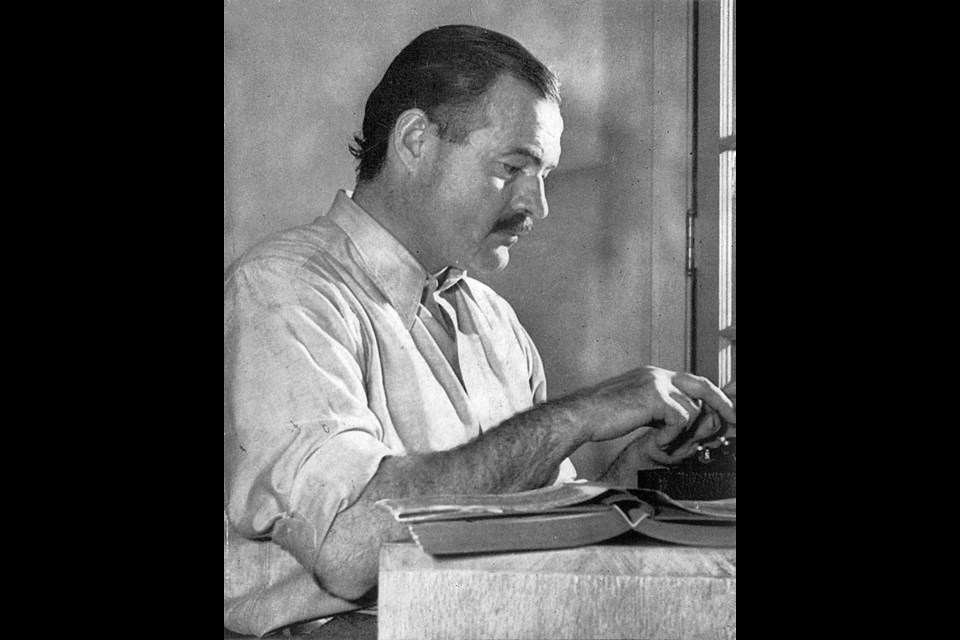 Ernest Hemingway in 1939: Mental illness was a family trait.