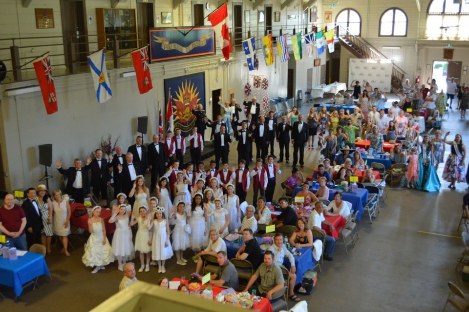 Community members joined the 2016 and 2017 May Queens and Royal Suites and the Royal Lancers for the third annual May Day Community Heritage Picnic, which featured a food, trivia presentations and the Royal Lancers dances.