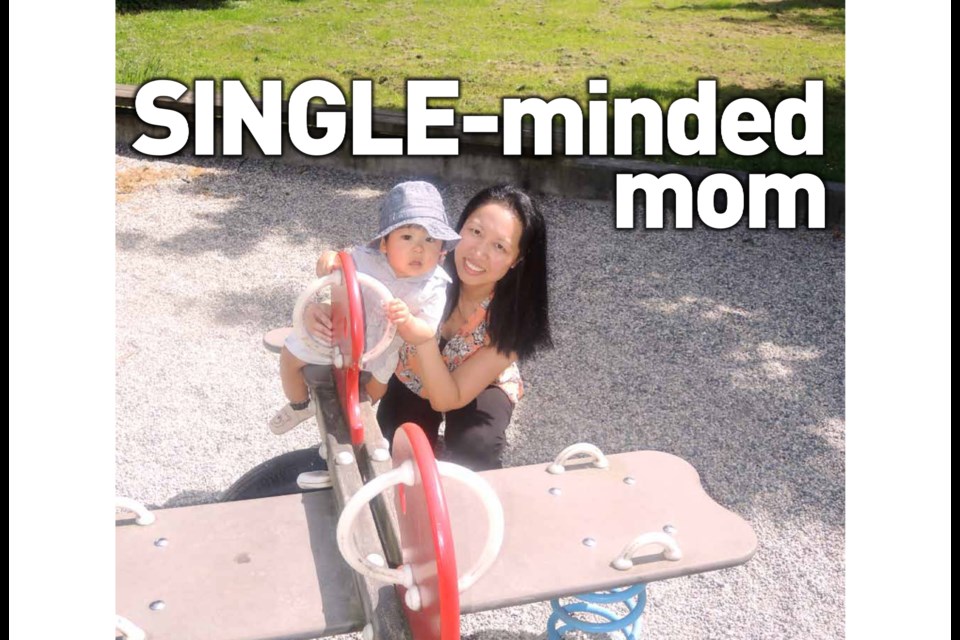 After several unsuccessful attempts to get pregnant via a sperm donor and IVF, Shelley John, still single at 42-years-old, decided to pursue the final route to having her own baby - buying sperm and eggs from the U.S. Two years later, she’s now the proud, single mom of bouncing, 10-month-old, baby boy Kazuki. Photos by Alan Campbell/Richmond News