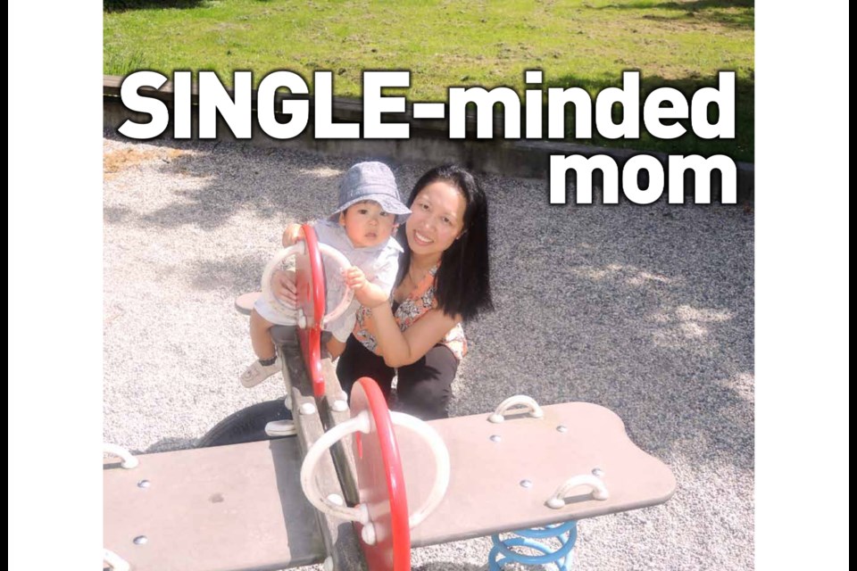 After several unsuccessful attempts to get pregnant via a sperm donor and IVF, Shelley John, still single at 42-years-old, decided to pursue the final route to having her own baby - buying sperm and eggs from the U.S. Two years later, she’s now the proud, single mom of bouncing, 10-month-old, baby boy Kazuki. Photos by Alan Campbell/Richmond News