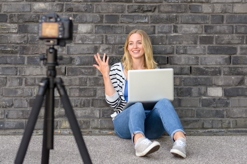 Video blogger, iStock