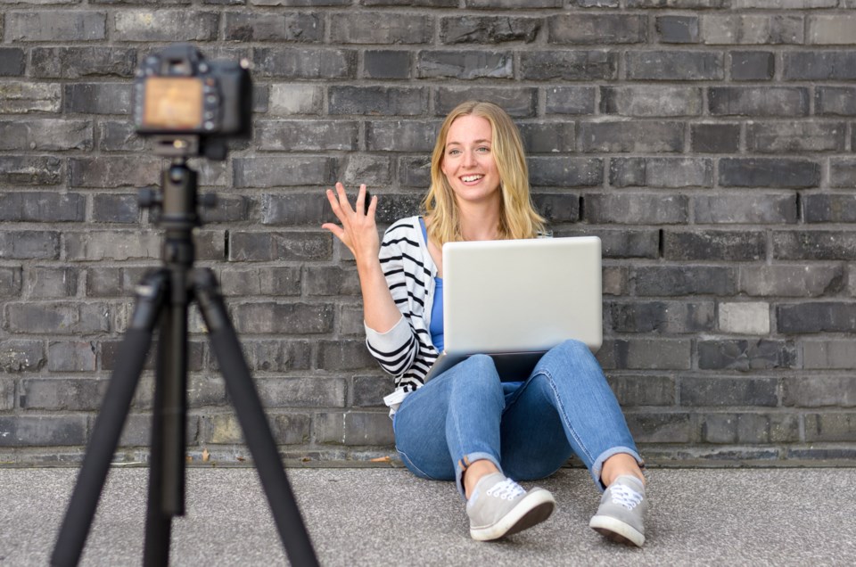 Video blogger, iStock