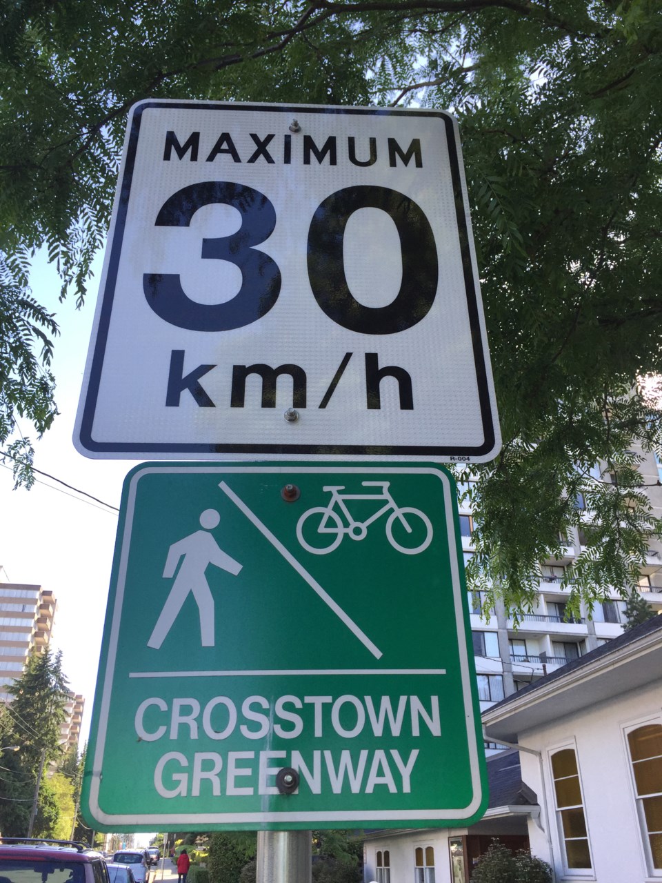 Speed limits greenways