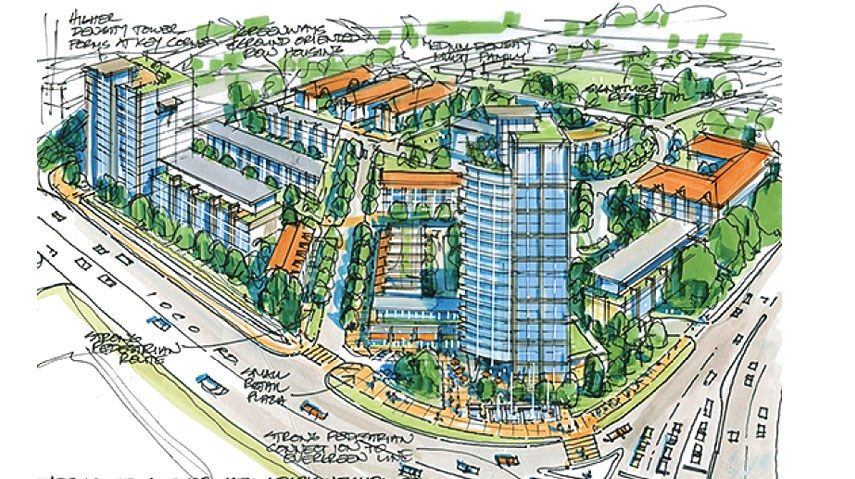 Coronation Park: Port Moody plans to rezone the area close to a SkyTrain station for up to 4,000 residents in high-density residential. | City of Port Moody
