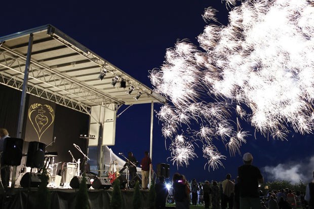 Fireworks capped off Sacred Heart Parish’s centenary gala last Friday evening.