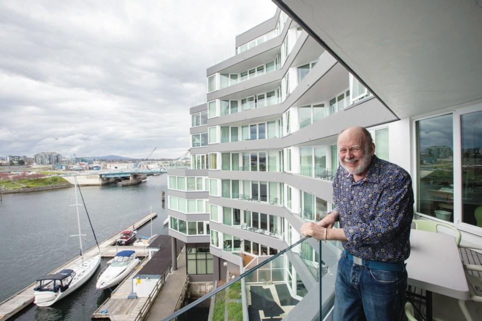 Norbert Gilmore, 75, retired here from Montreal two years ago, after a prestigious international career that included 40 years as a professor at McGill University. The medical doctor now lives in a stylish condo overlooking the Inner Harbour.