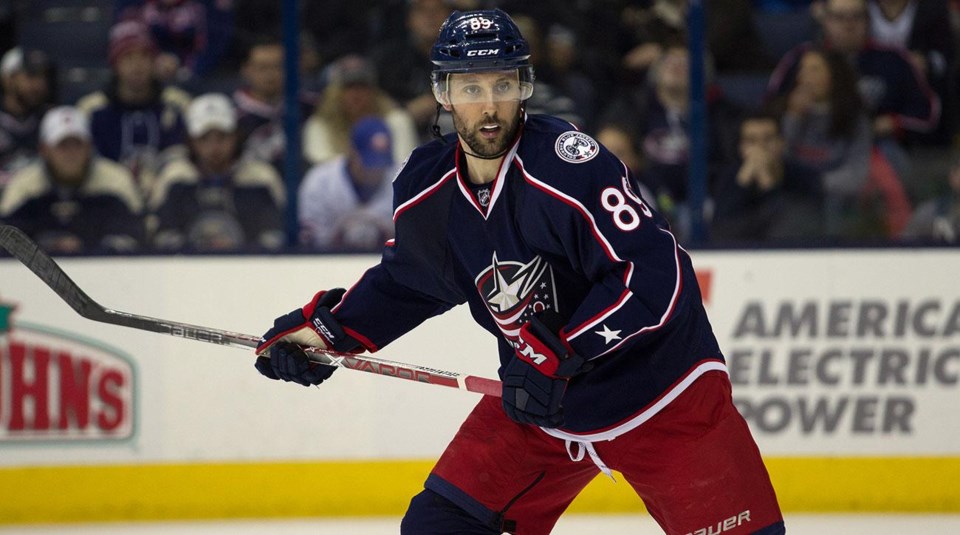 Sam Gagner Blue Jackets