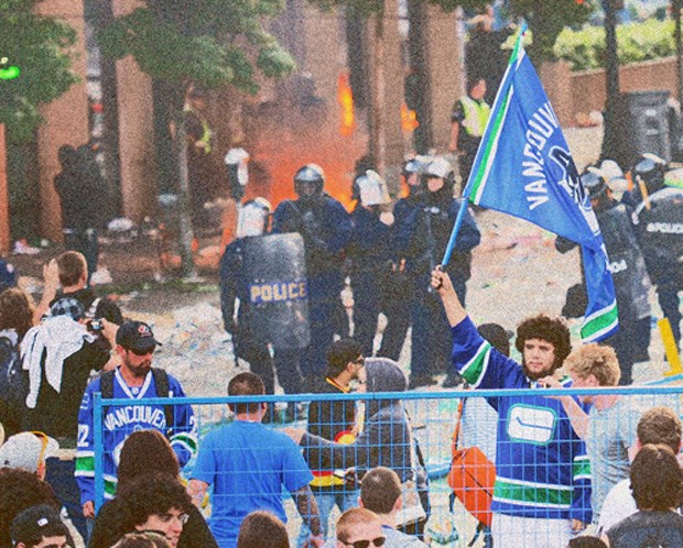 Image of the June 15, 2011 Stanley Cup riot.